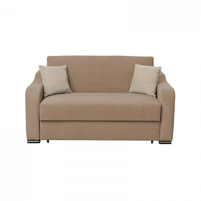 Canapea extensibila FRUNZA, 2 locuri, cu arcuri, lada depozitare, bej + crem, 165x110x90 cm Canapea extensibila FRUNZA, 2 locuri, cu arcuri, lada depozitare, bej + crem, 165x110x90 cm