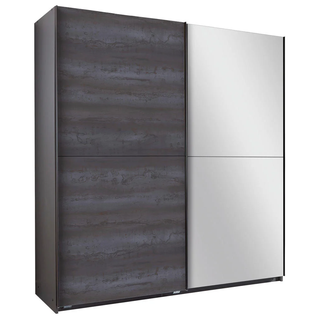 Dulap Cu Uși Culisante, 180/198/64 cm, grafit, gri închis Dulap Cu Uși Culisante, 180/198/64 cm, grafit, gri închis