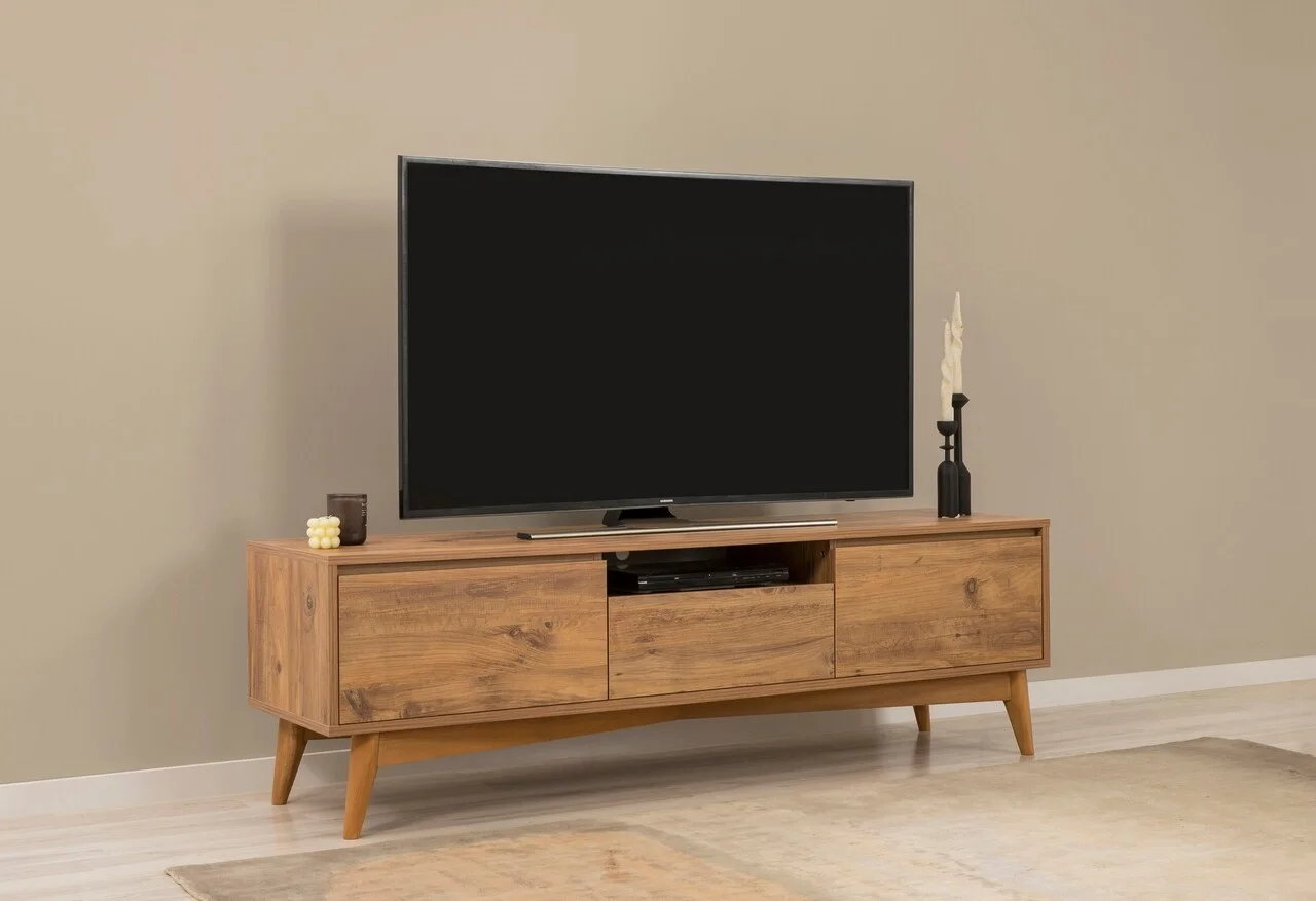 Comoda TV, Hanah Home, Vina, 170x53x45 cm, Maro Comoda TV, Hanah Home, Vina, 170x53x45 cm, Maro