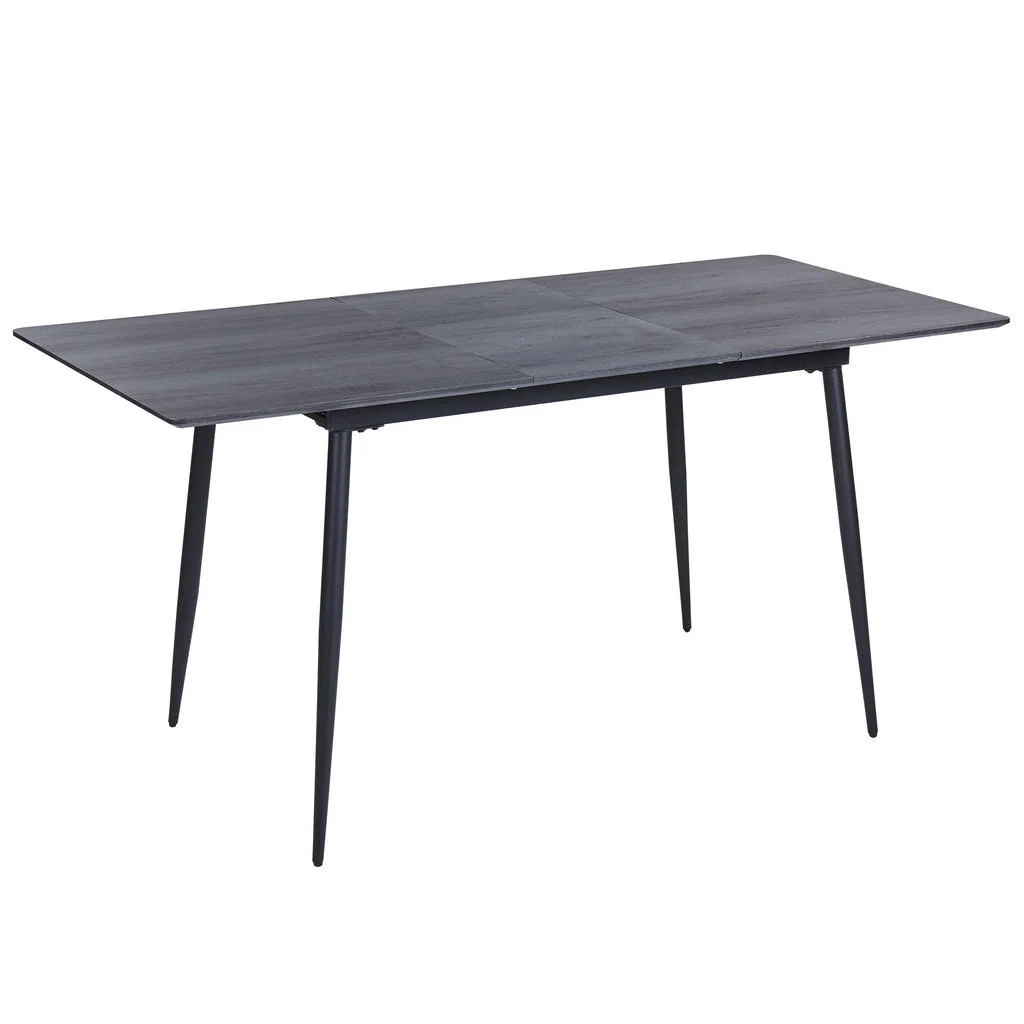 MASĂ DE BUCĂTĂRIE gri/neagră 120-160/80 cm extensibilă Gelanda MASĂ DE BUCĂTĂRIE gri/neagră 120-160/80 cm extensibilă Gelanda